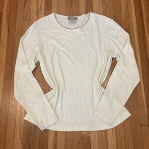 The Territory Ahead Cream Long Sleeve Top